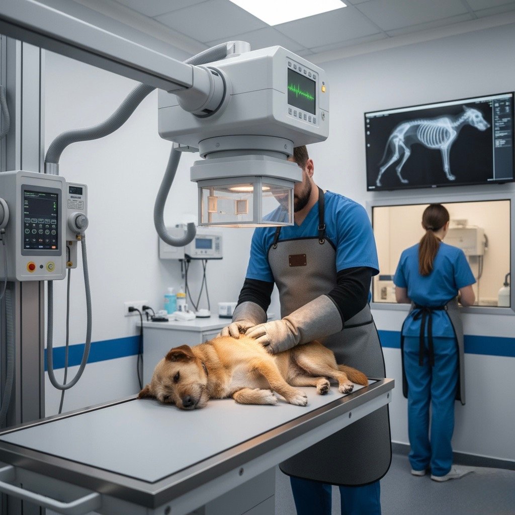 Monitor multiparametrico veterinario durante intervento chirurgico sala operatoria